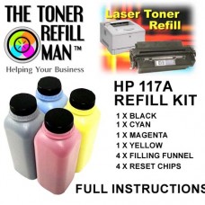 Toner Refill Kit For Use In HP Colour Laser 150a HP Colour Laser 150nw HP Colour Laser 178nw HP Colour Laser 179fnw  