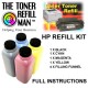 Toner Refill Kit for the HP 410A, 410X Cartridges (CF410X/CF411X/CF412X/CF413X)