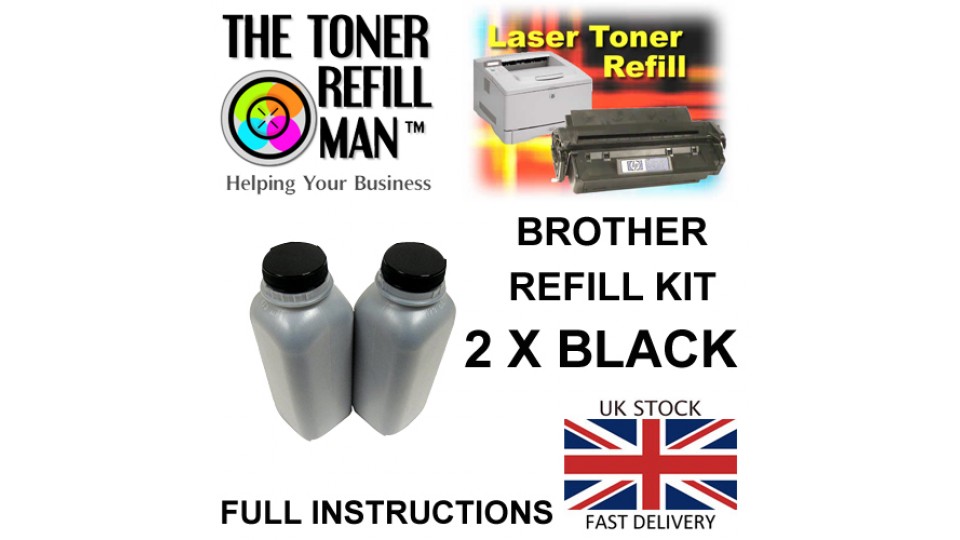 Toner Refill Kit For Use In The Brother TN-2420, TN-2410 Laser Printer Cartridge